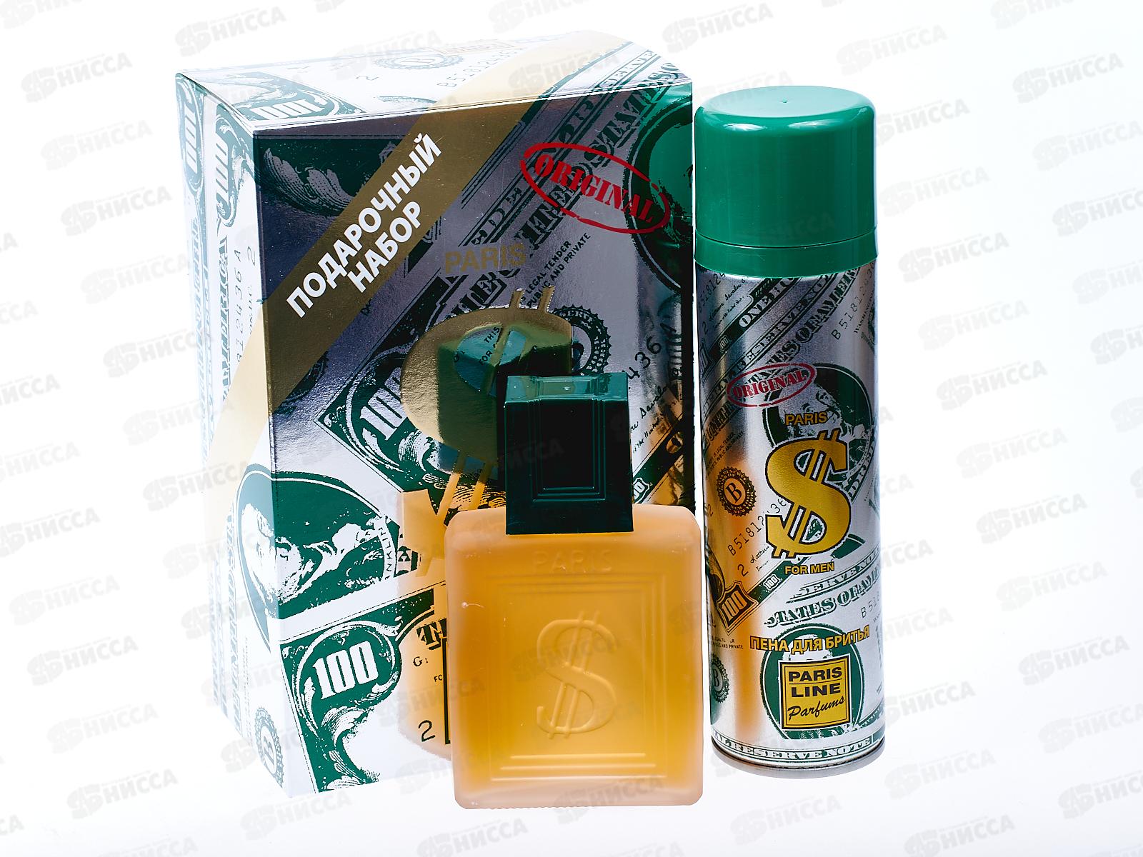 Набор PE Dollar (туалетная вода 100мл+пена) *12  М