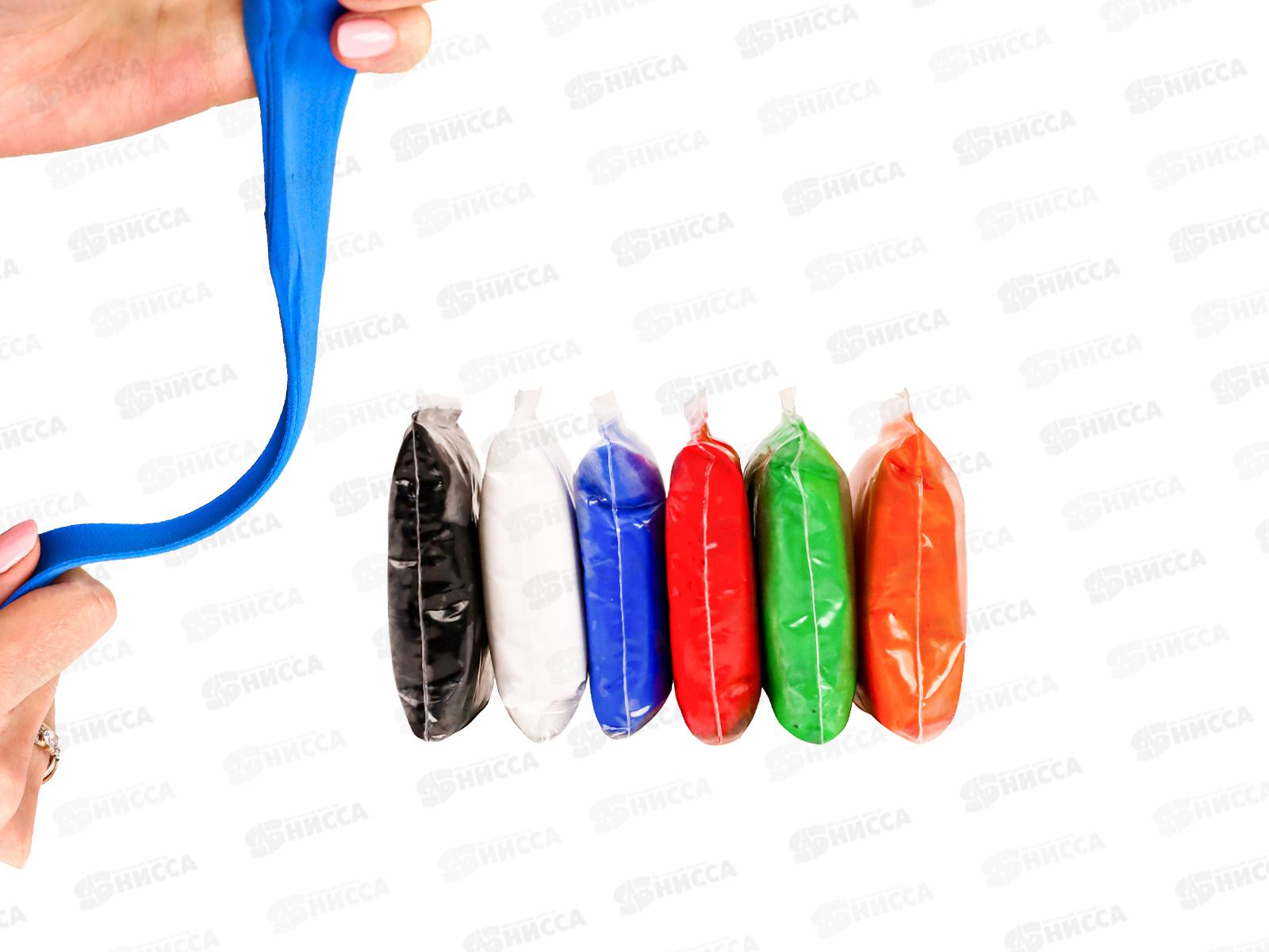 Масса для лепки. Легкий пластилин, 6 цветов, НД-1797  *320