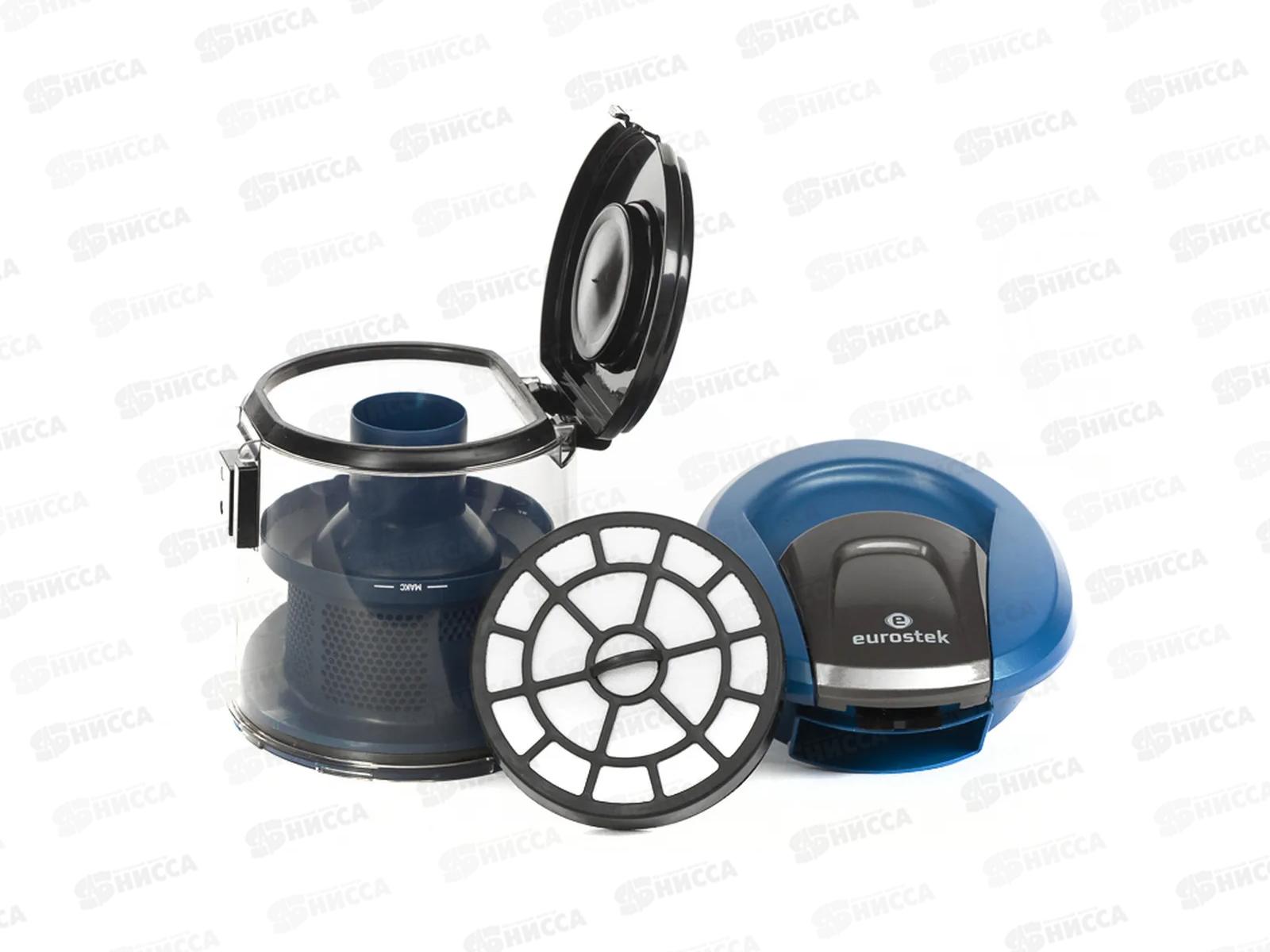 Пылесос Eurostek EVC-3011 (циклон 2200Вт серебристый/синий) ЕГ