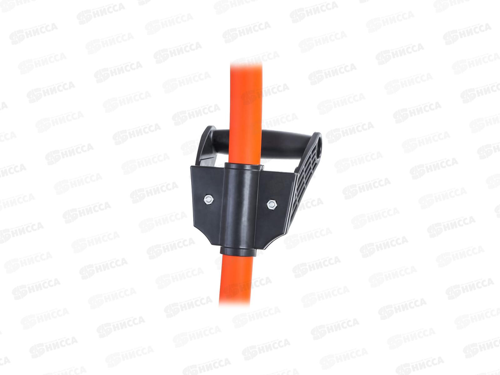 Лопата скрепер для снега ЦИКЛ Ратник с Т-образной ручкой и ручкой силы с черенком (требуется сборка)