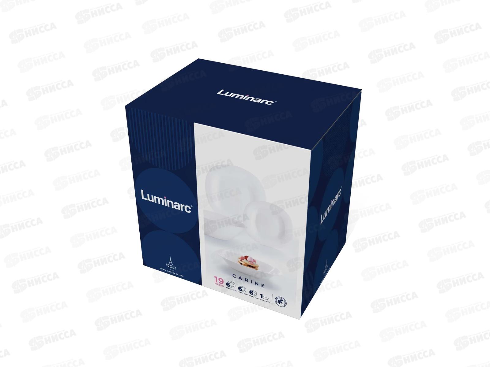 Столовый набор 19 предметов Карин N2185 Белый