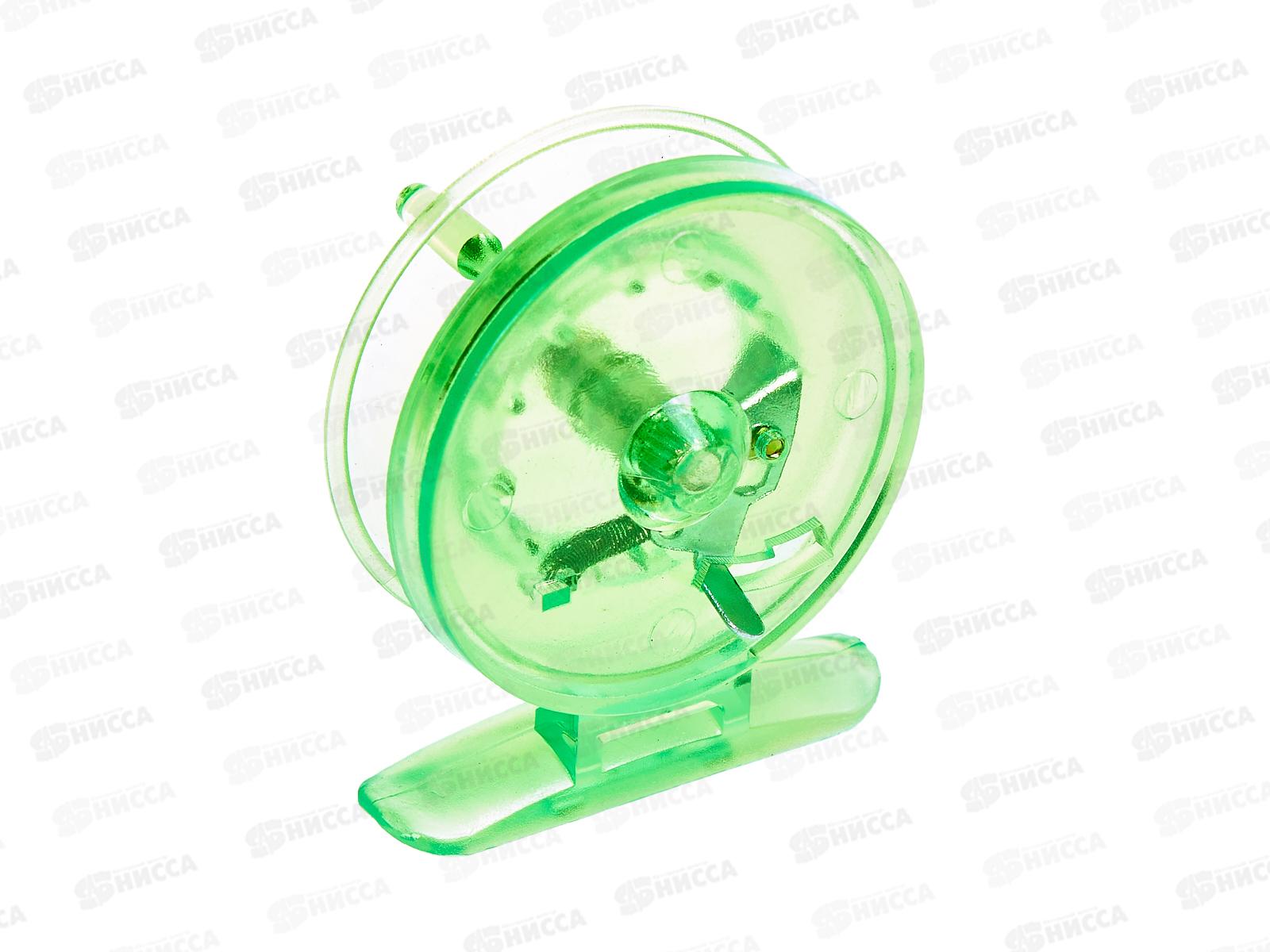 Катушка проводочная Namazu &quotScoter&quot пластиковая (усил.), р. 5,5см зел.