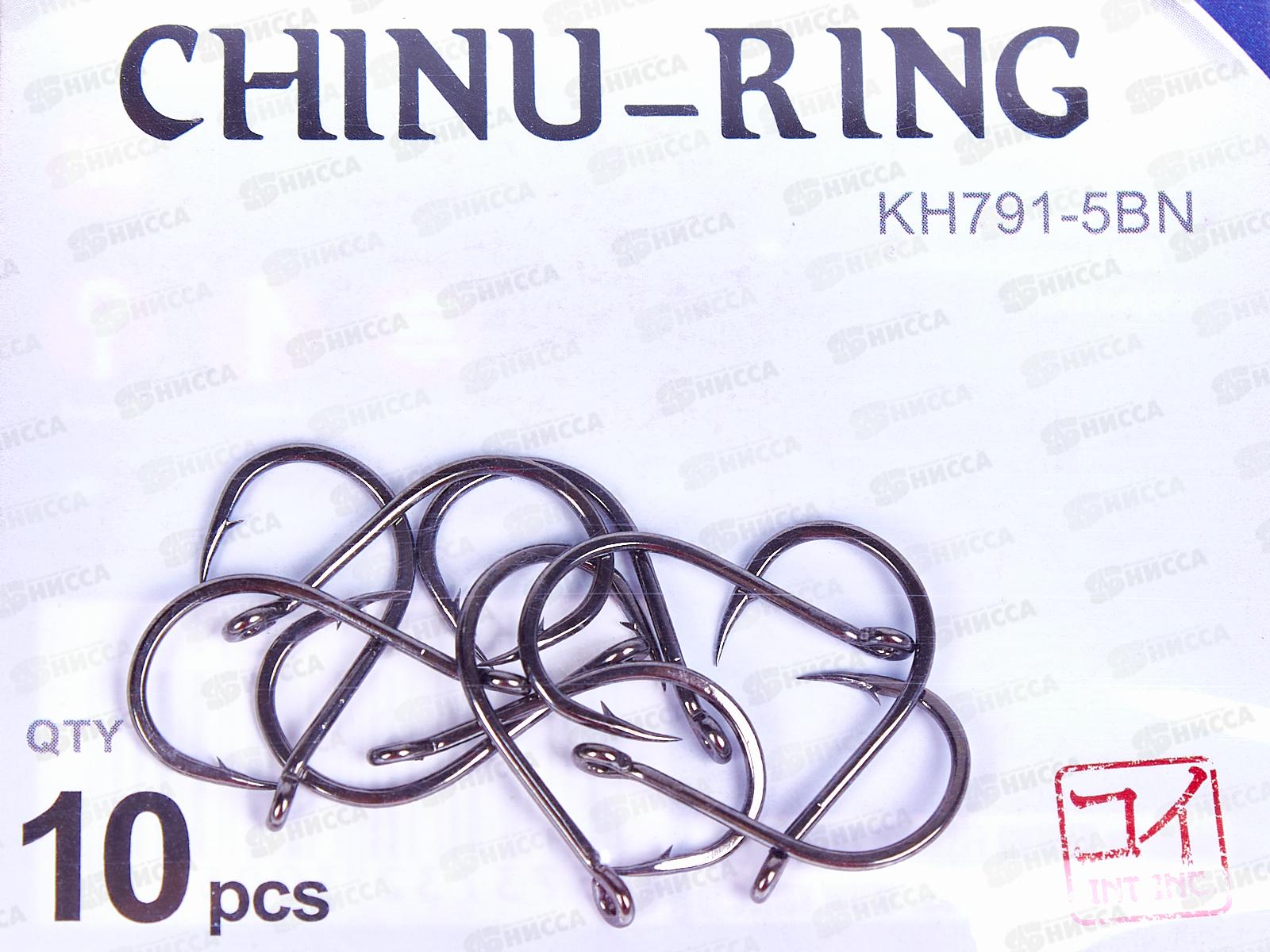 Крючок KOI &quotСHINU-RING&quot р.4 (INT)/5 (AS) цвет BN, КН791-5BN  (10шт)
