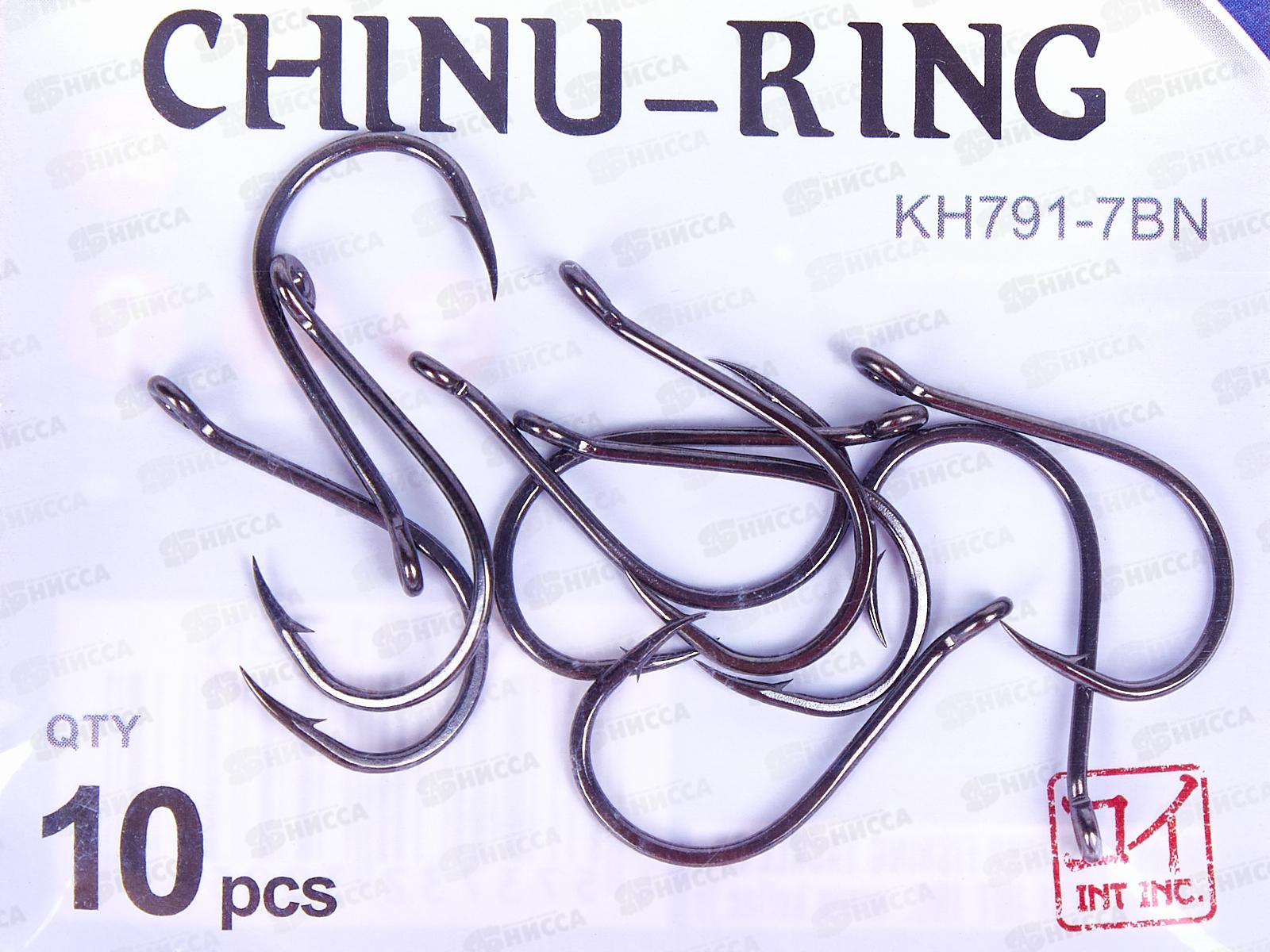 Крючок KOI &quotСHINU-RING&quot р.2 (INT)/7 (AS) цвет BN, КН791-7BN  (10шт)