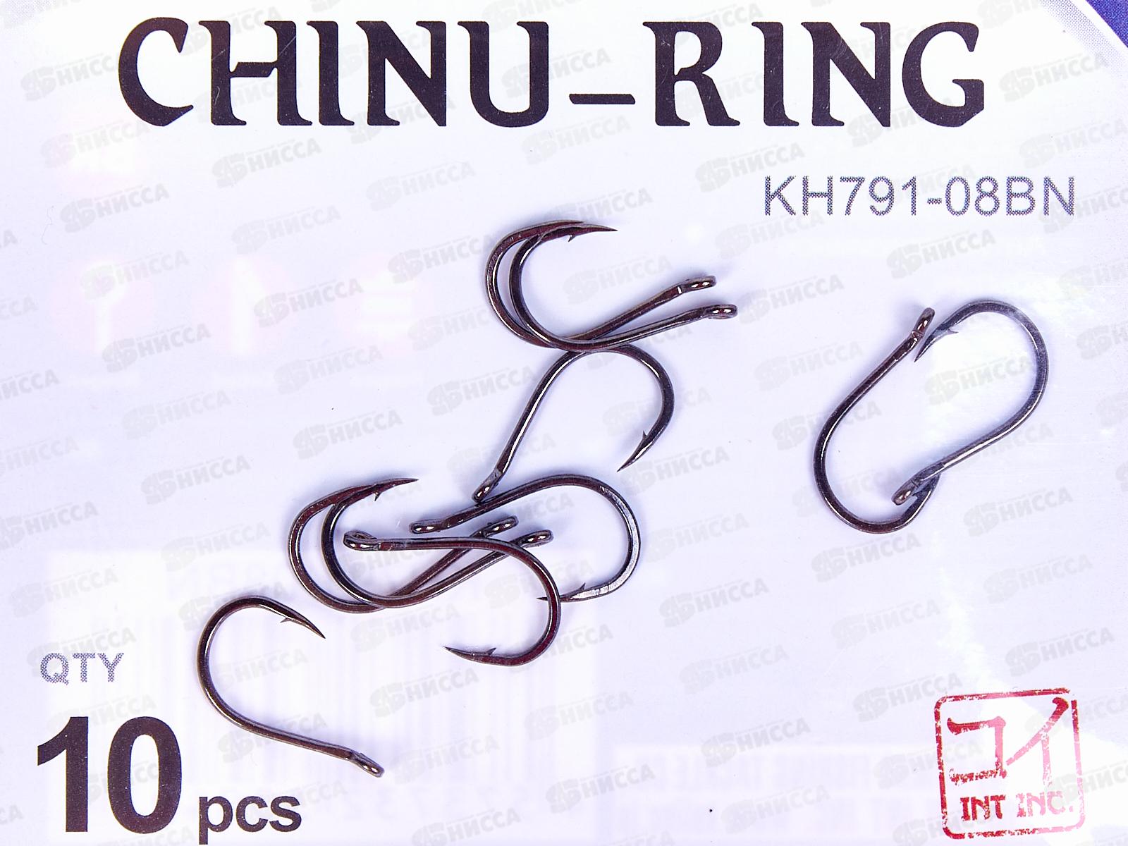 Крючок KOI &quotСHINU-RING&quot р.10 (INT)/0.8 (AS) цвет BN, КН791-08BN  (10шт)