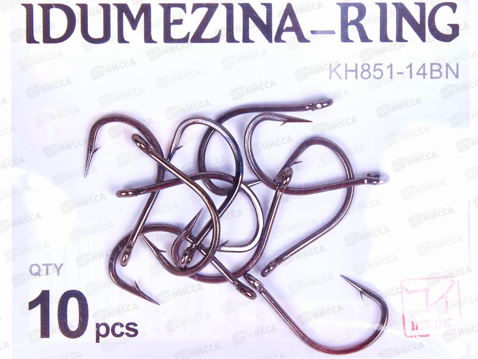Крючок KOI &quotIDUMEZINA-RING&quot р.2 (INT)/14 (AS) цвет BN, КН851-14BN 10шт