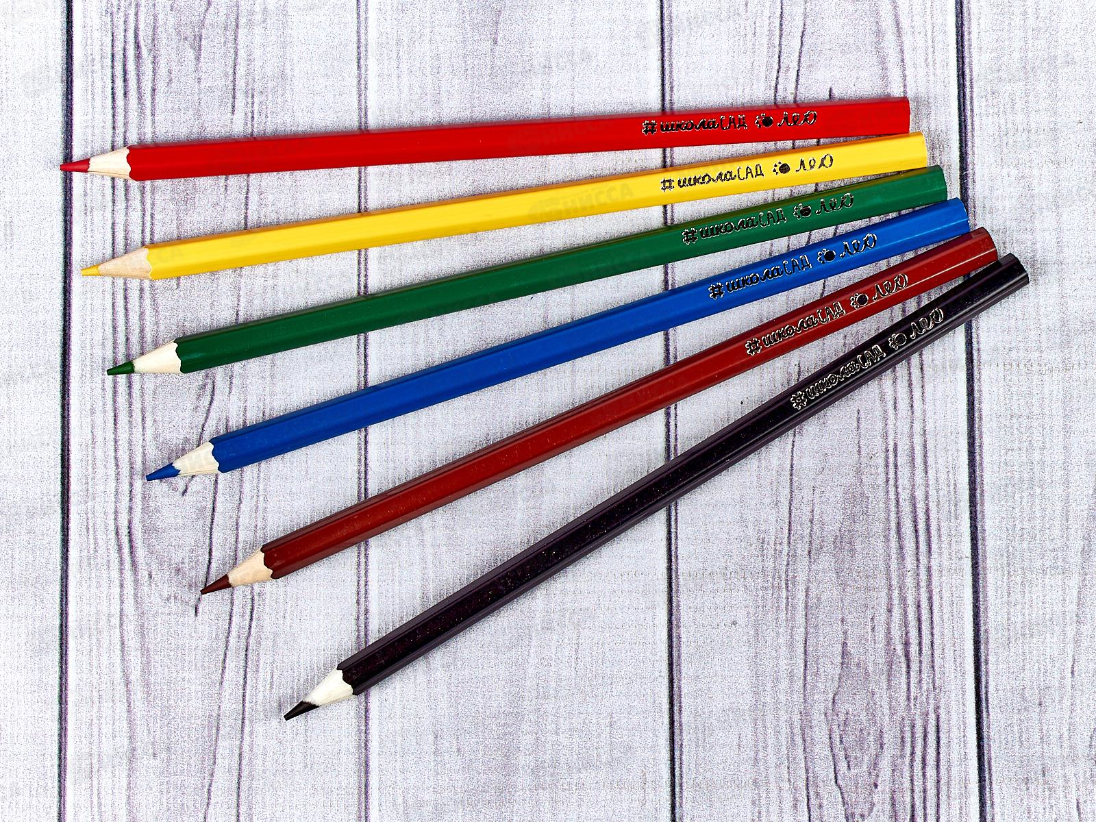 Карандаши  6цв ЛЕО LSCP-06  *8/96