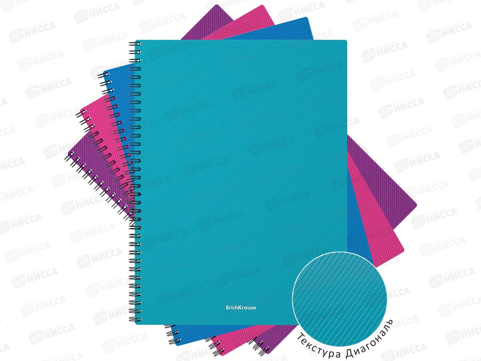 Тетрадь 80листов клетка  ПОЛИ Glance Vivid, на гребне, 53145 *24