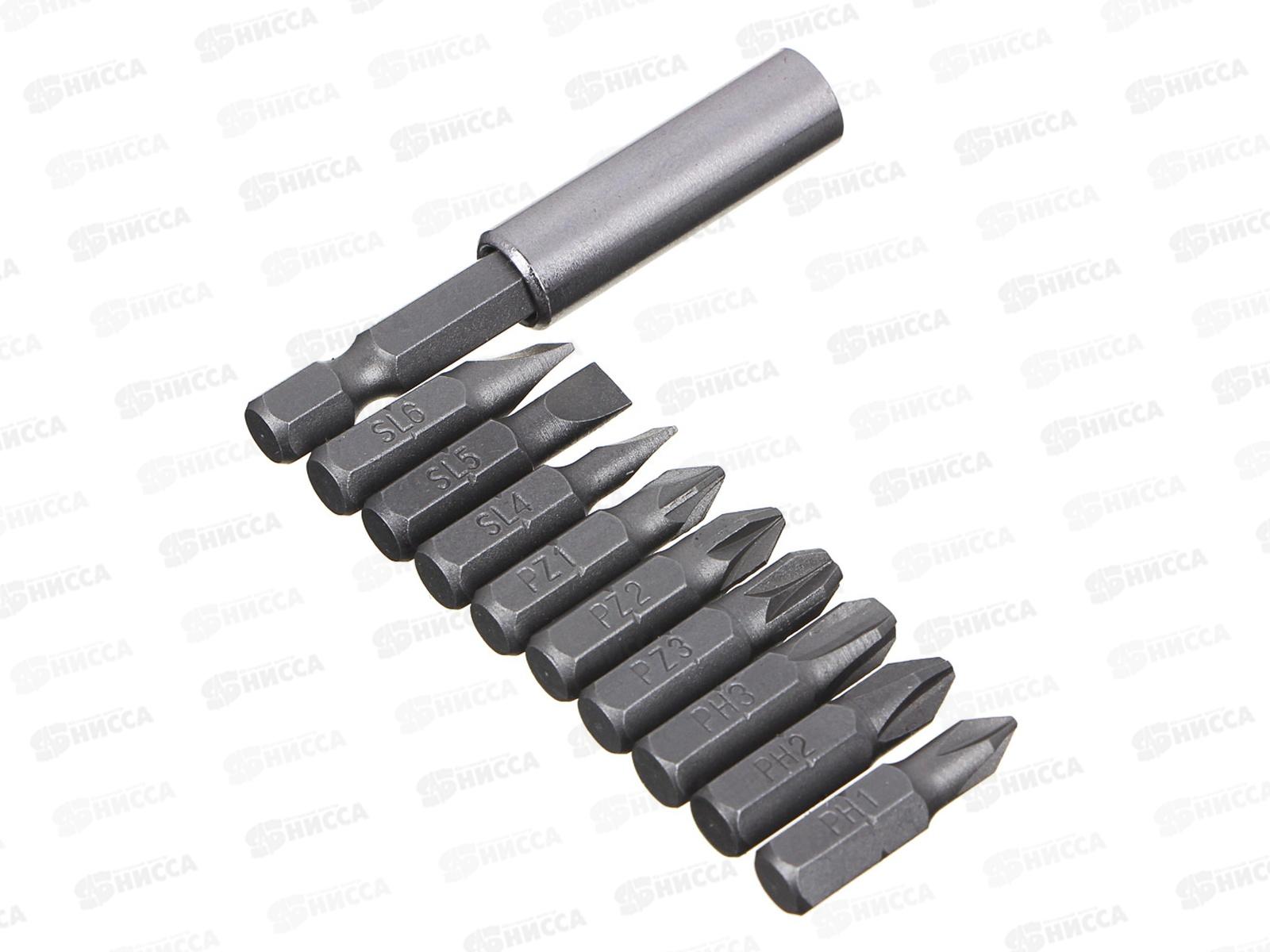 Набор 10 предметов ЕРМАК удлинитель-адаптер, 9 бит 25мм 601-049 г *10