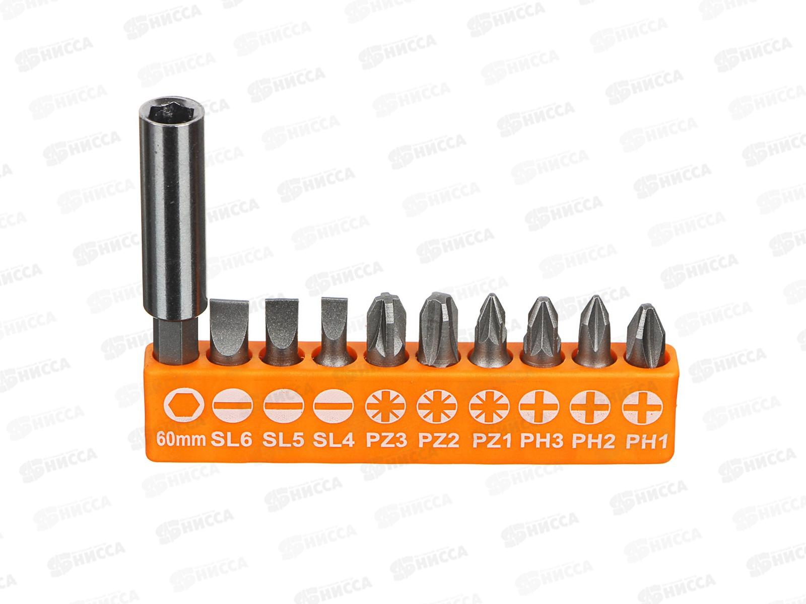 Набор 10 предметов ЕРМАК удлинитель-адаптер, 9 бит 25мм 601-049 г *10