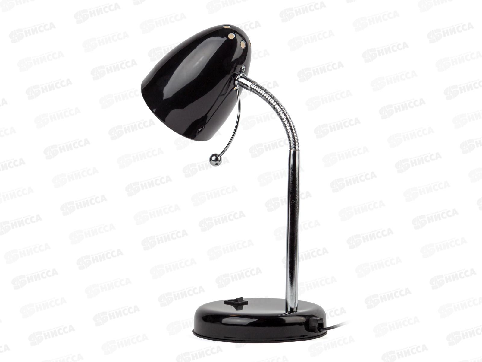 Лампа настольная N-116-Е27-40W-BK, выключатель на основании, черный *16