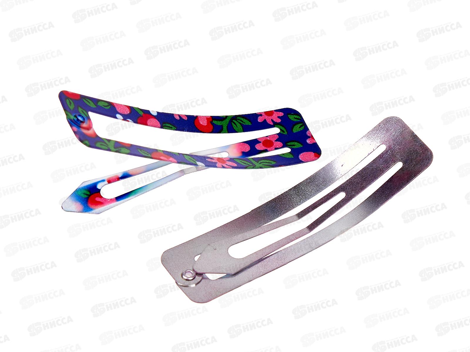 Зажим для волос ОМ091 &quotКантри&quot 6см *1/10 №1в