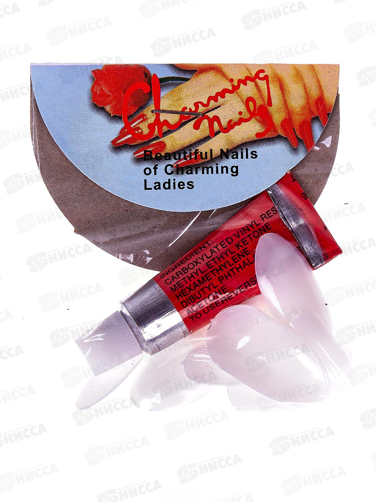 Ногти накладные с клеем 24шт 073254  Б