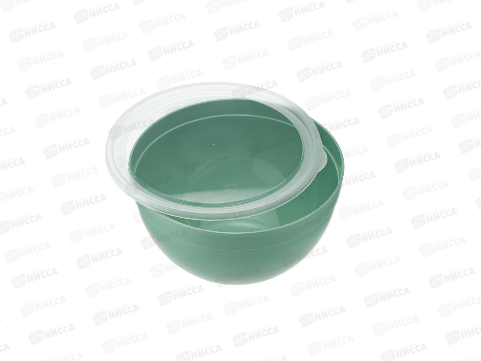 Миска 4л с крышкой  Фисташковый М1304 *10