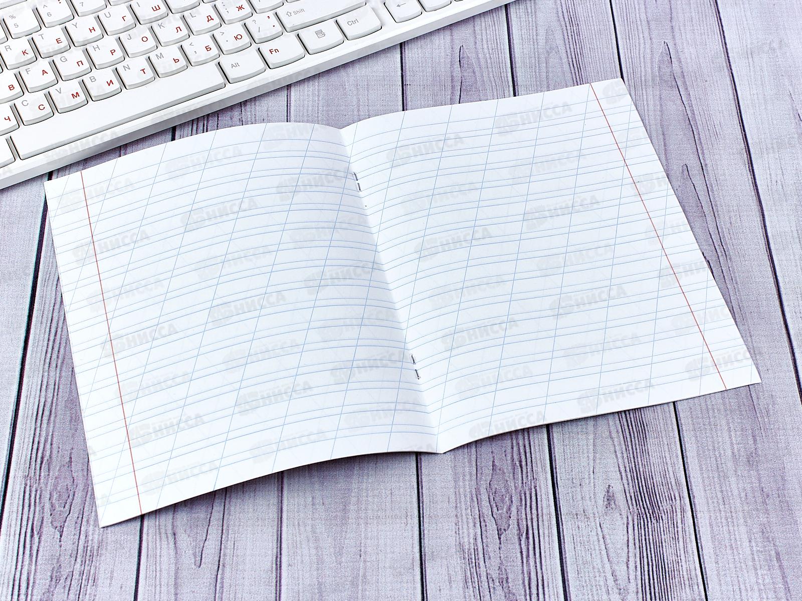 Тетрадь 12 листов косая линия ПП Крутой динозаврик, мелованная 12-4349, 5 диз*25/250