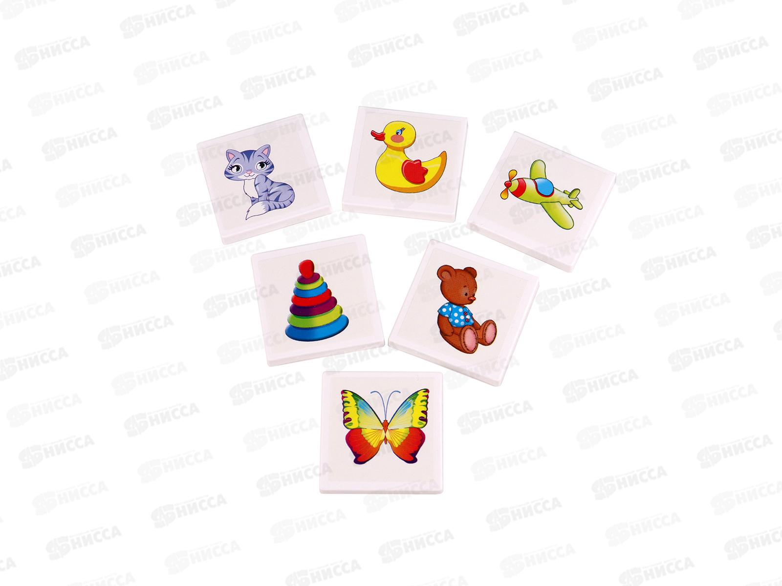 Лото пласт. Для малышей, 24 фишки, ИН-6007 *24