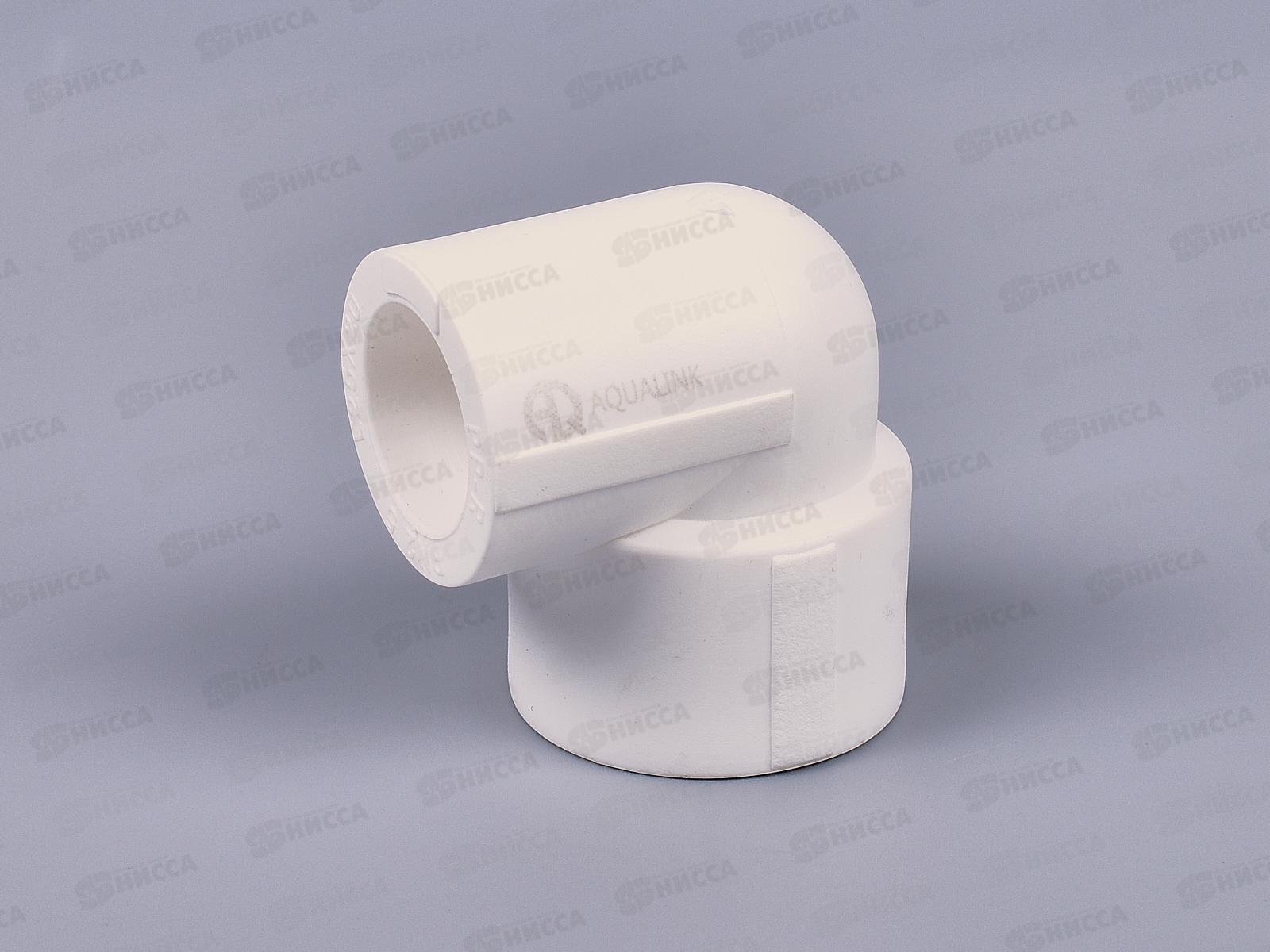 Угольник PP-R переходной 90° в/р DN25*20 Aqualink, 03429  *50