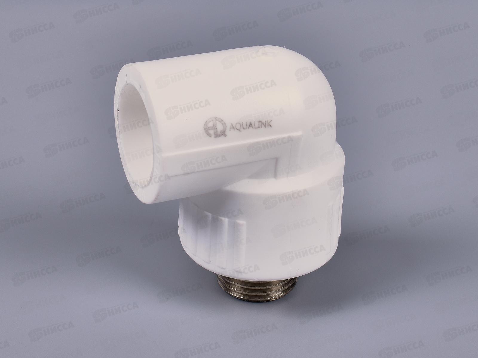 Угольник PP-R комб. н/р DN25*1/2&quot пп/ш Aqualink, 03556 *5/50