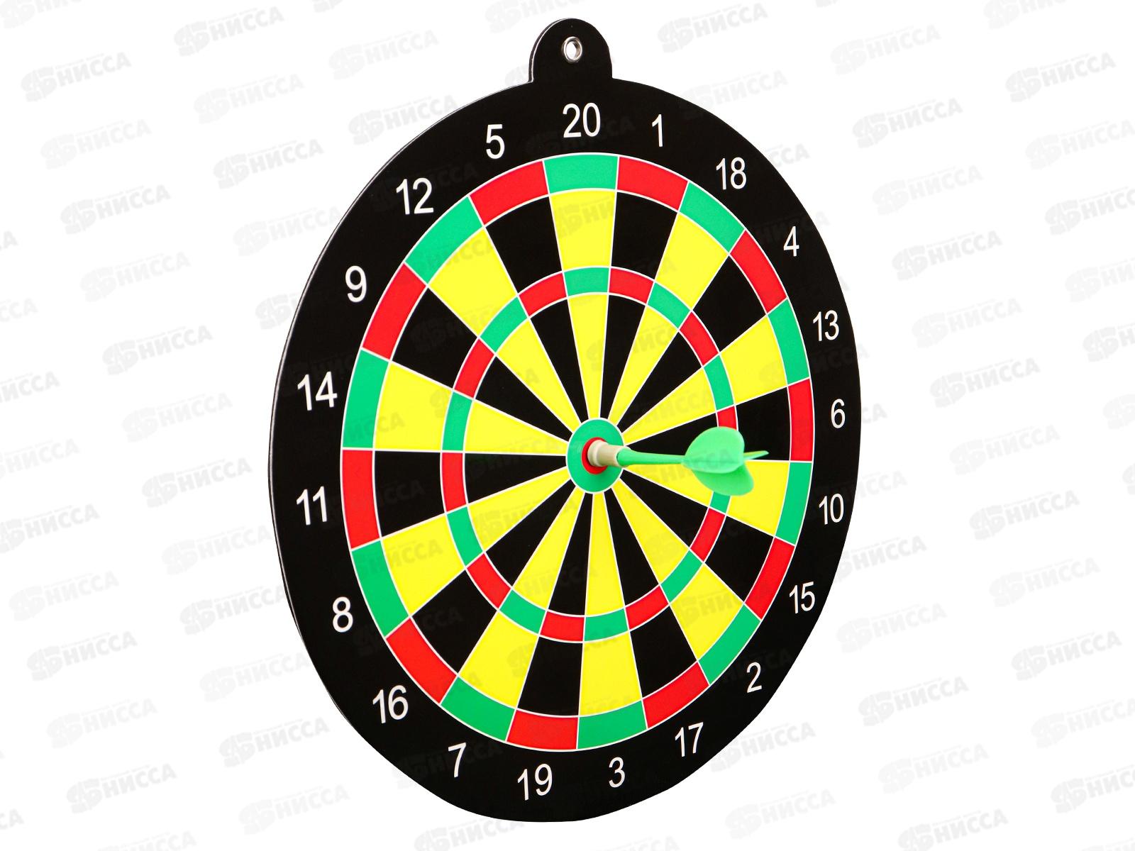 Дартс магнитный 24см &quotТочно в цель №2&quot 1646048 (2 дротика)