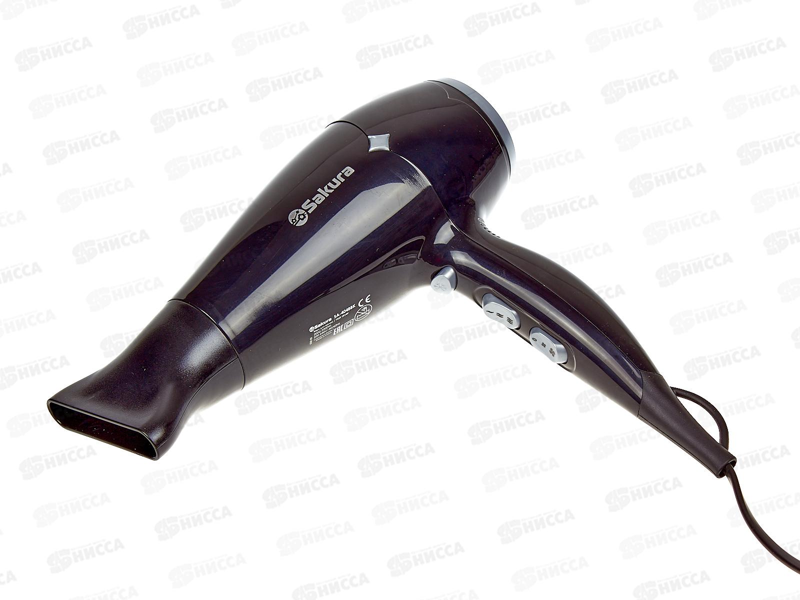 Фен электрический SA-4048BK 2200BT 3режима