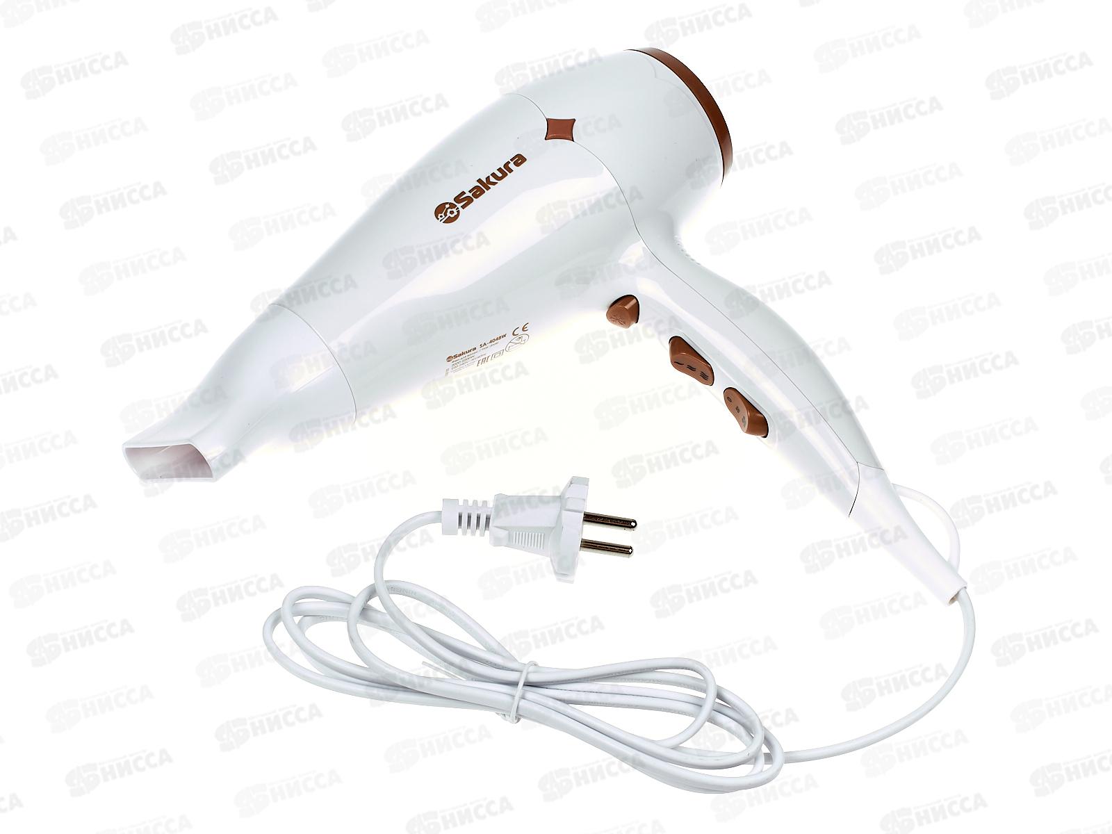 Фен электрический SA-4048W 2200BT 3режима