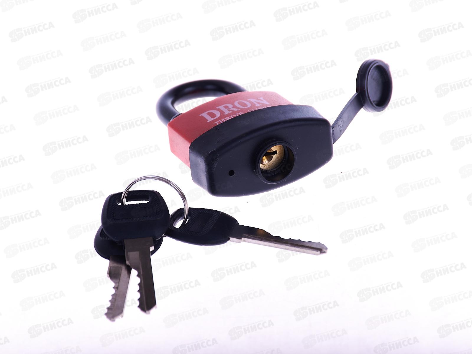 Замок навесной DRON 38мм №638 обрезина (048013)  Ж