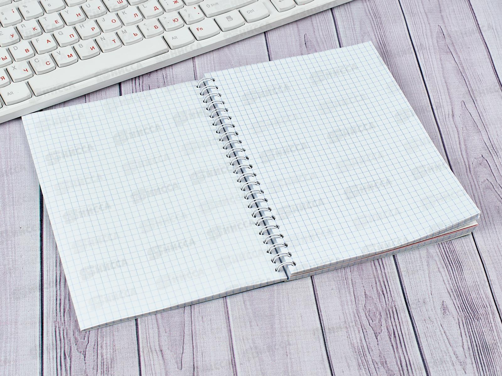 Тетрадь 96листов клетка  Апплика перевертыш Сладкого дня, на гребне 0380-25 *40