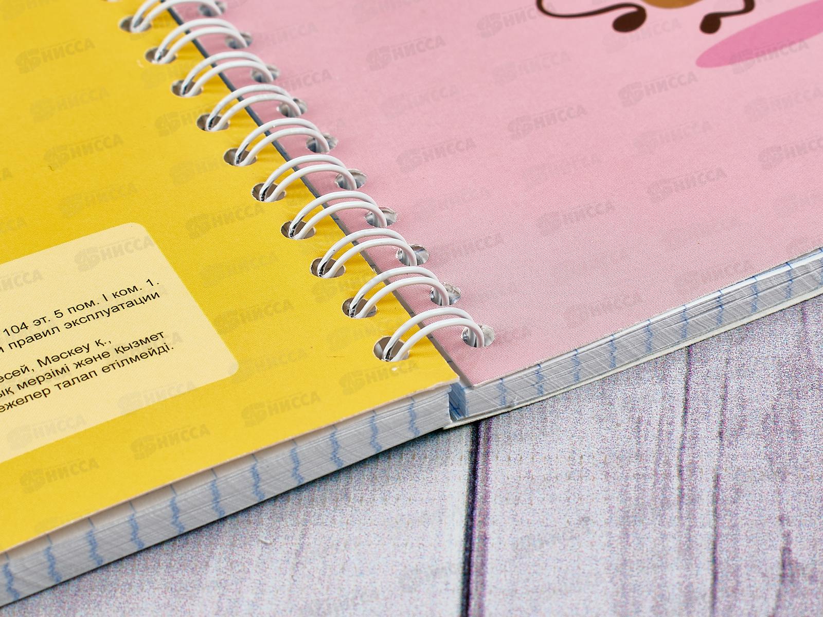 Тетрадь 96листов клетка  Апплика перевертыш Сладкого дня, на гребне 0380-25 *40