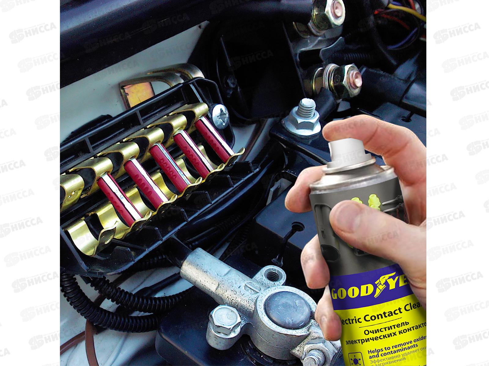 Очиститель электрических контактов, аэрозоль 400мл, Goodyear GY000728