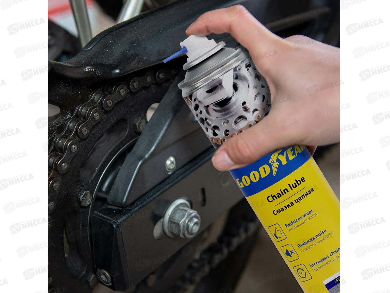 Смазка цепная, аэрозоль 400мл, Goodyear GY000718