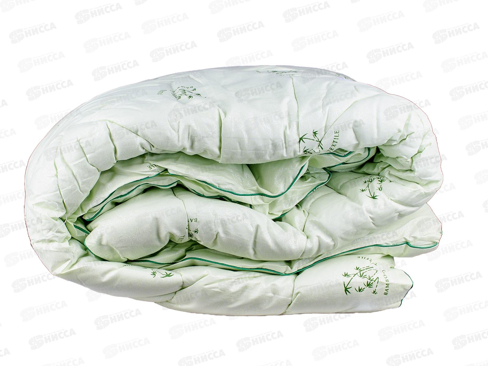 Одеяло 2,0 Стандарт спальное бамбук зима Тик 172*205  А АРТ 011