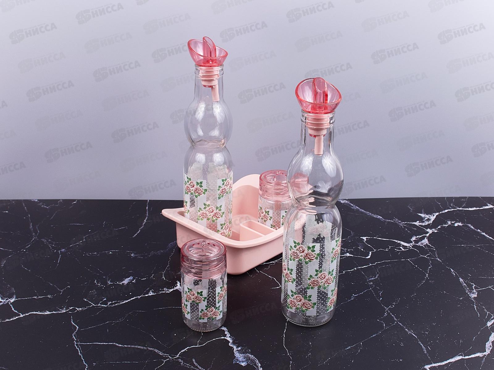 Набор из 2х емкостей под соусы 250мл+2солонки70мл+подставка 152066-041