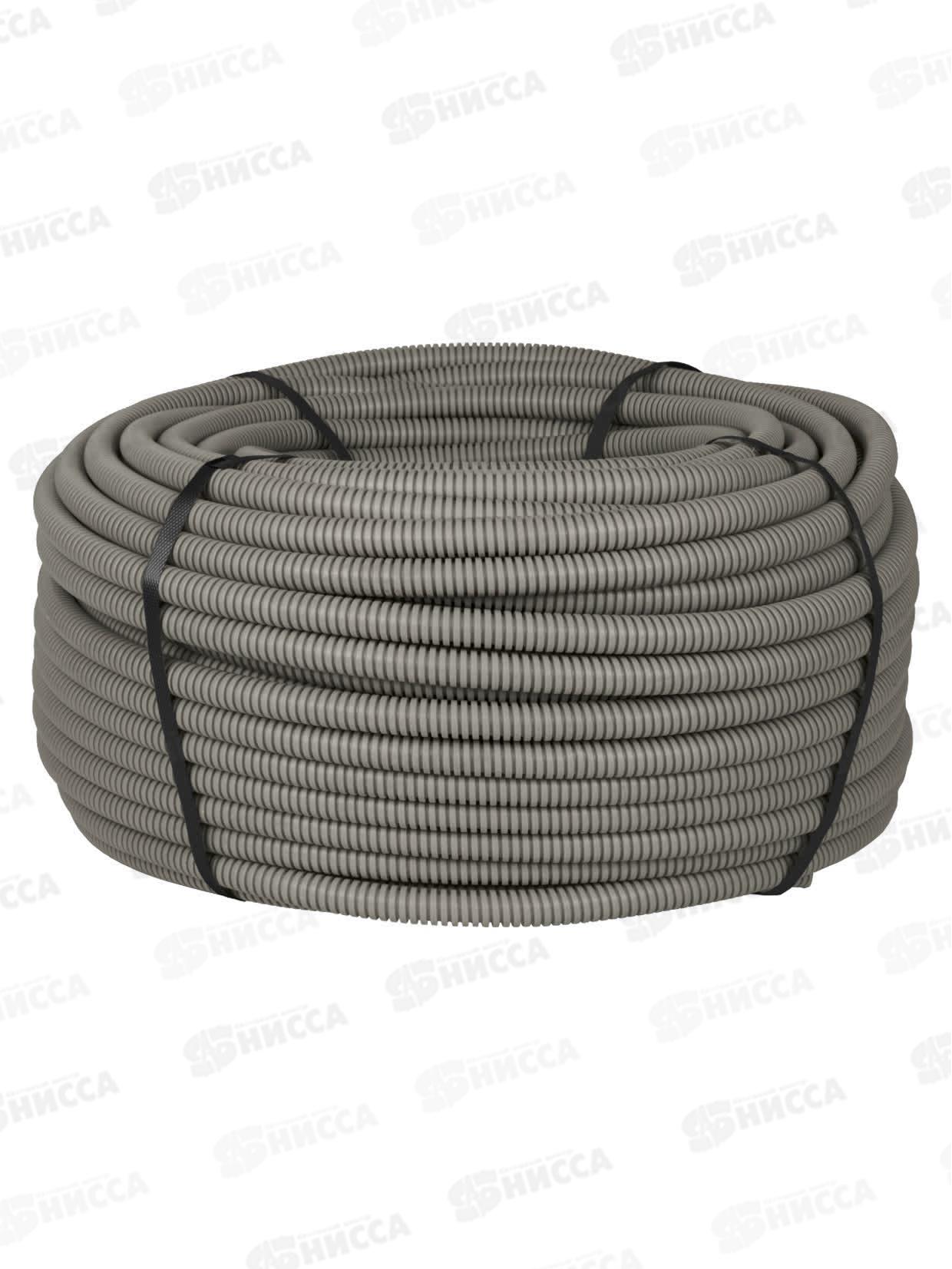 Труба гофрированная ПВХ d20 с зондом (100м) легкая Народная TDM, 0302  *100