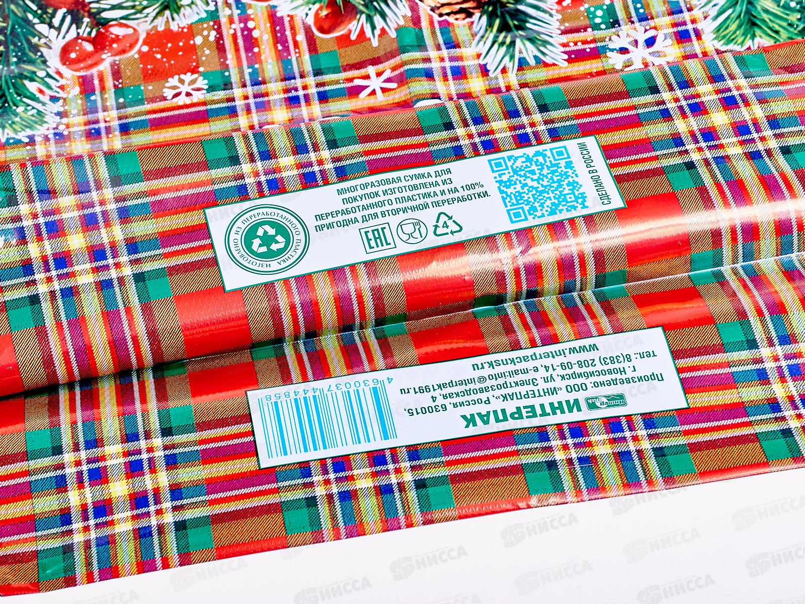 Пакет  сумка Эко ПВД НГ 50*40 Колорит *10/100