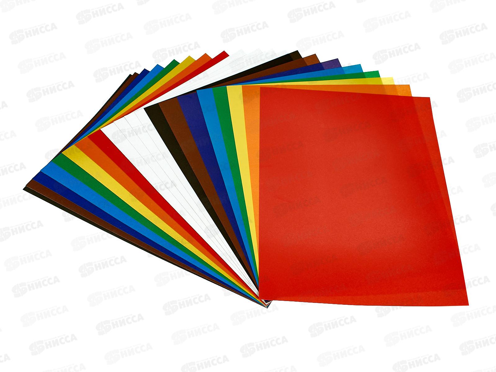 Цветная бумага+картон ZOO A4, Лев 20листов,    31с1958-08 *30