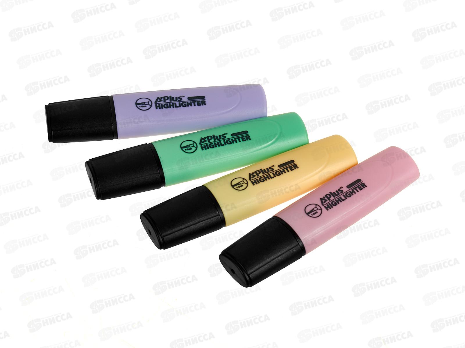 Маркеры BEIFA текстовый пастель 4 цвета (желтый,сиреневый,розовый,салатовый)254403-4 *12/144