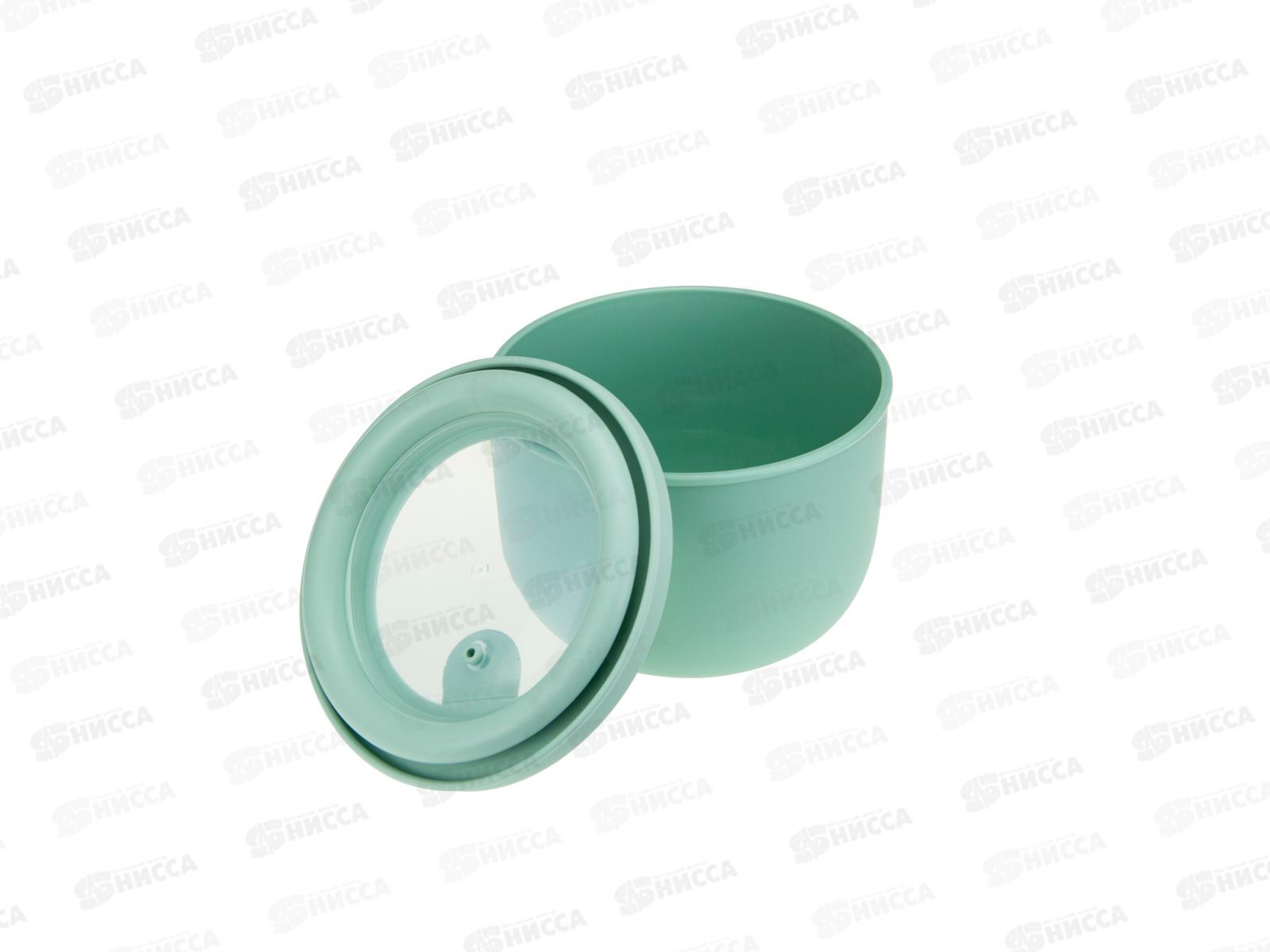 Миска НЕО 0,6л для СВЧ герметичная Фисташковый М1324 *16