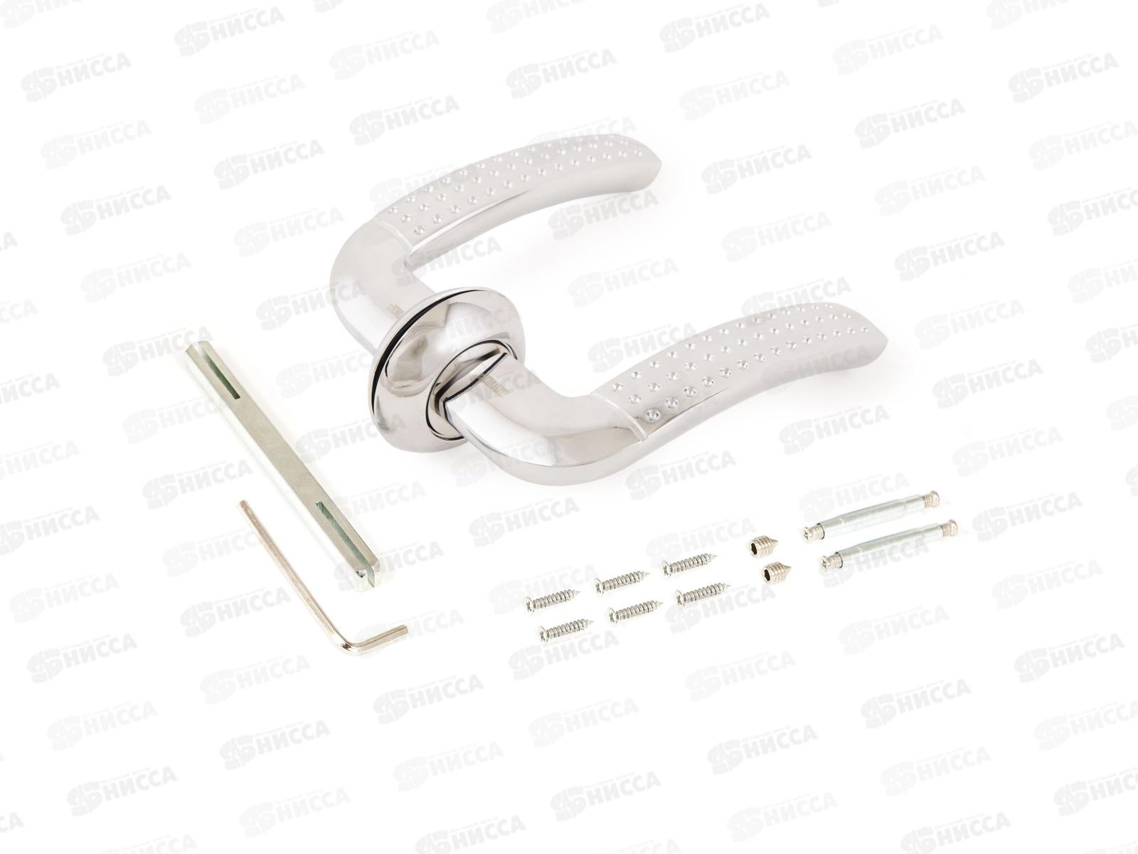 Ручки для дверей Аллюр Фостер АРТ СР 1620 хром (комплект) *20 186