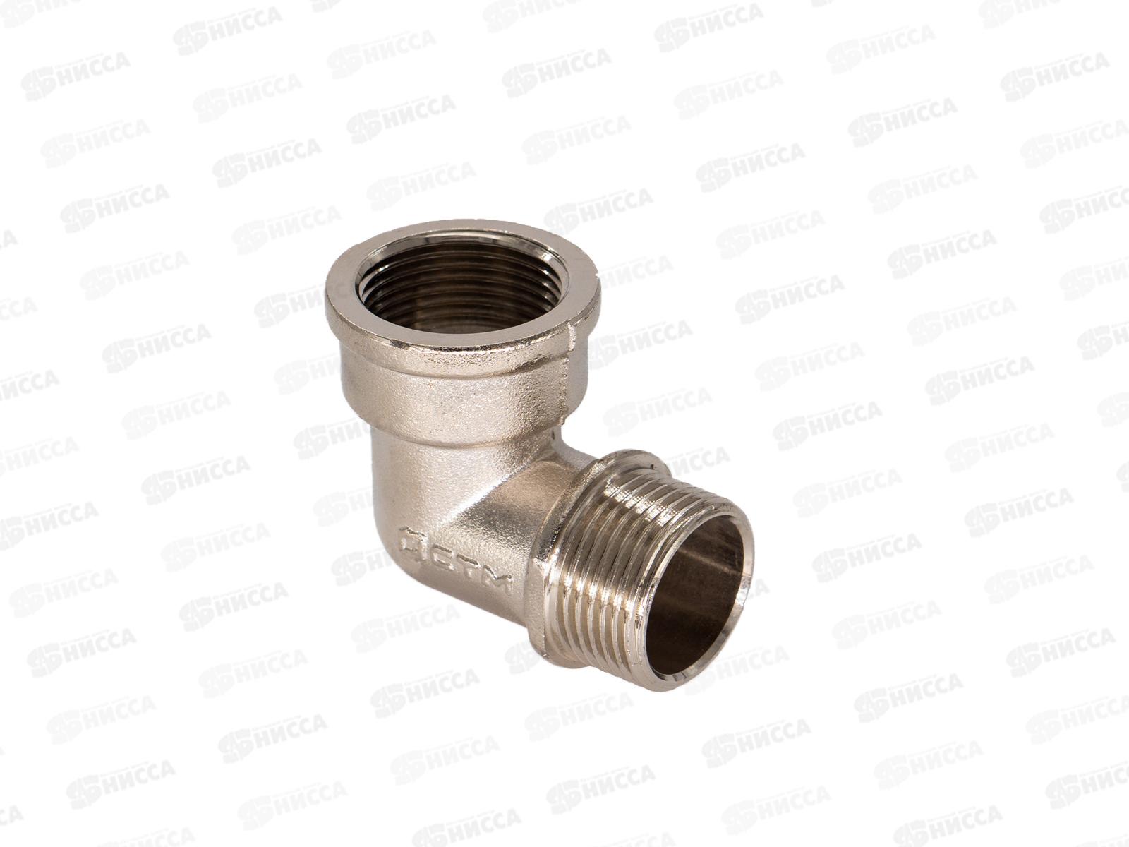 Уголок с ограничителем 1/2&quot г/ш СТМ   *10