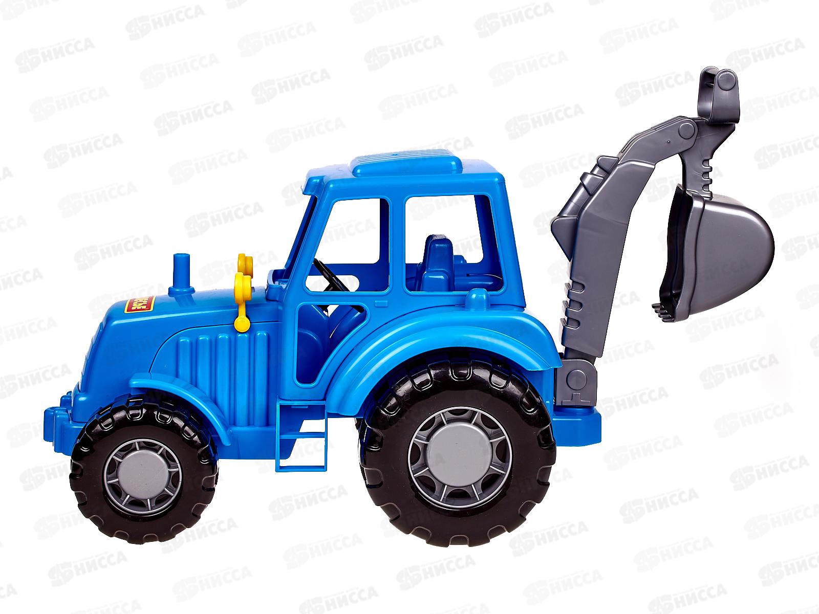 Трактор &quotАлтай&quot (синий) с лопаткой (в сеточке), 84866  *8