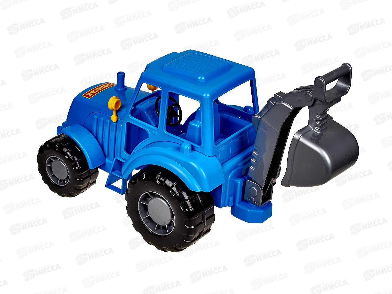 Трактор &quotАлтай&quot (синий) с лопаткой (в сеточке), 84866  *8