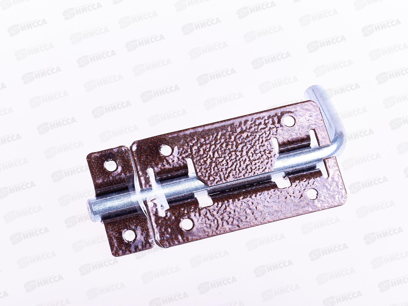 Задвижка дверная ЗД-03 бронза *20