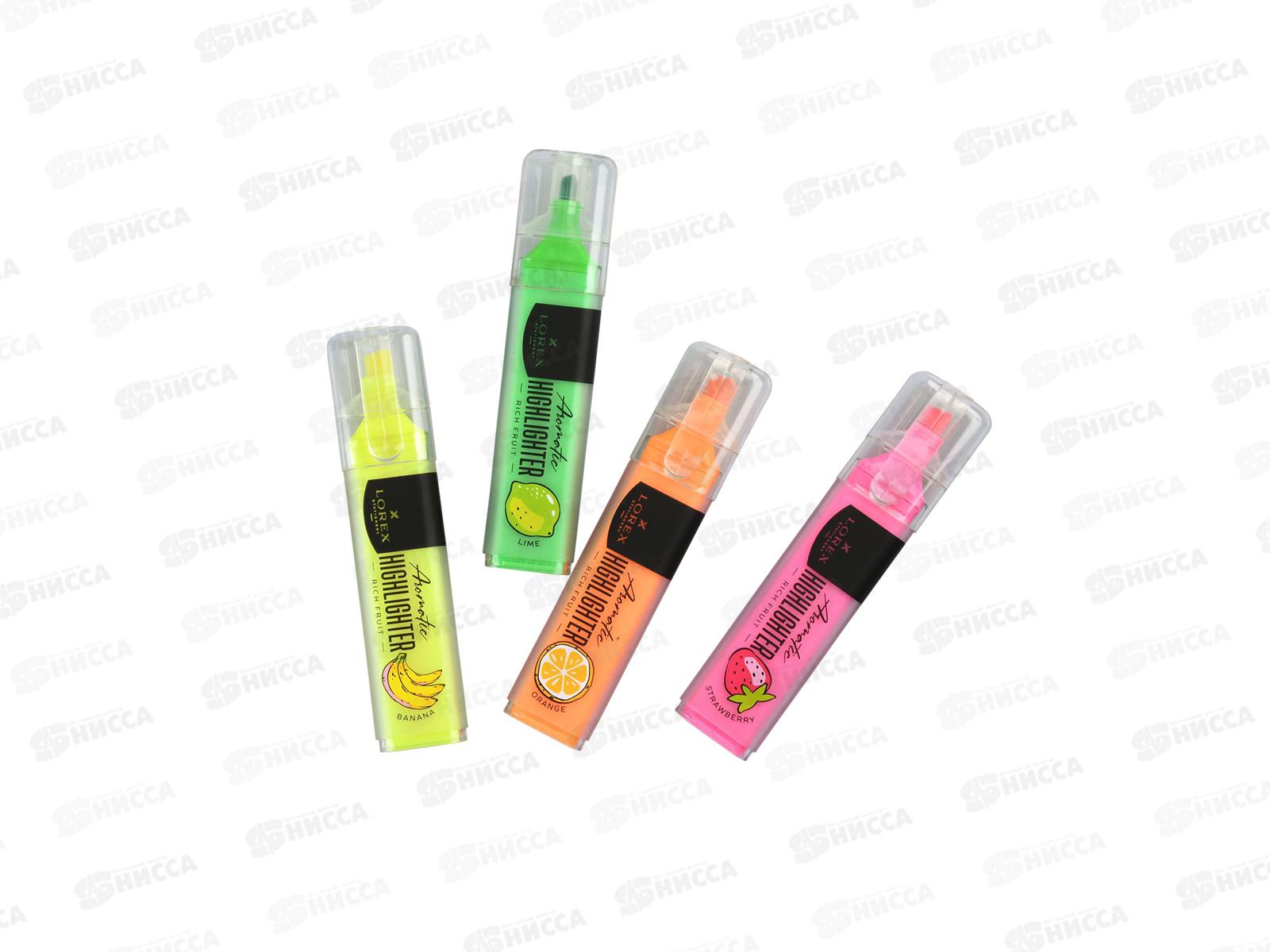 Маркеры  Lorex Rich Fruit 4штуки ароматизированные LXTMA-RF4*18/216