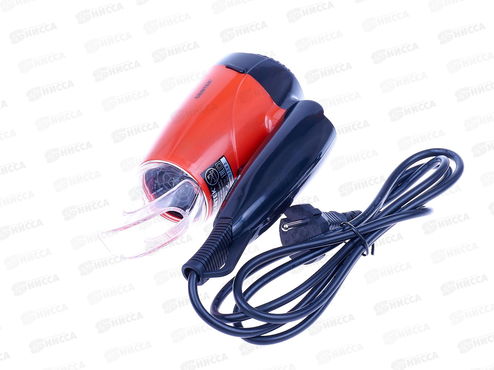 Фен электрический CT-2230 1200Вт складная ручка красно-черный  *20
