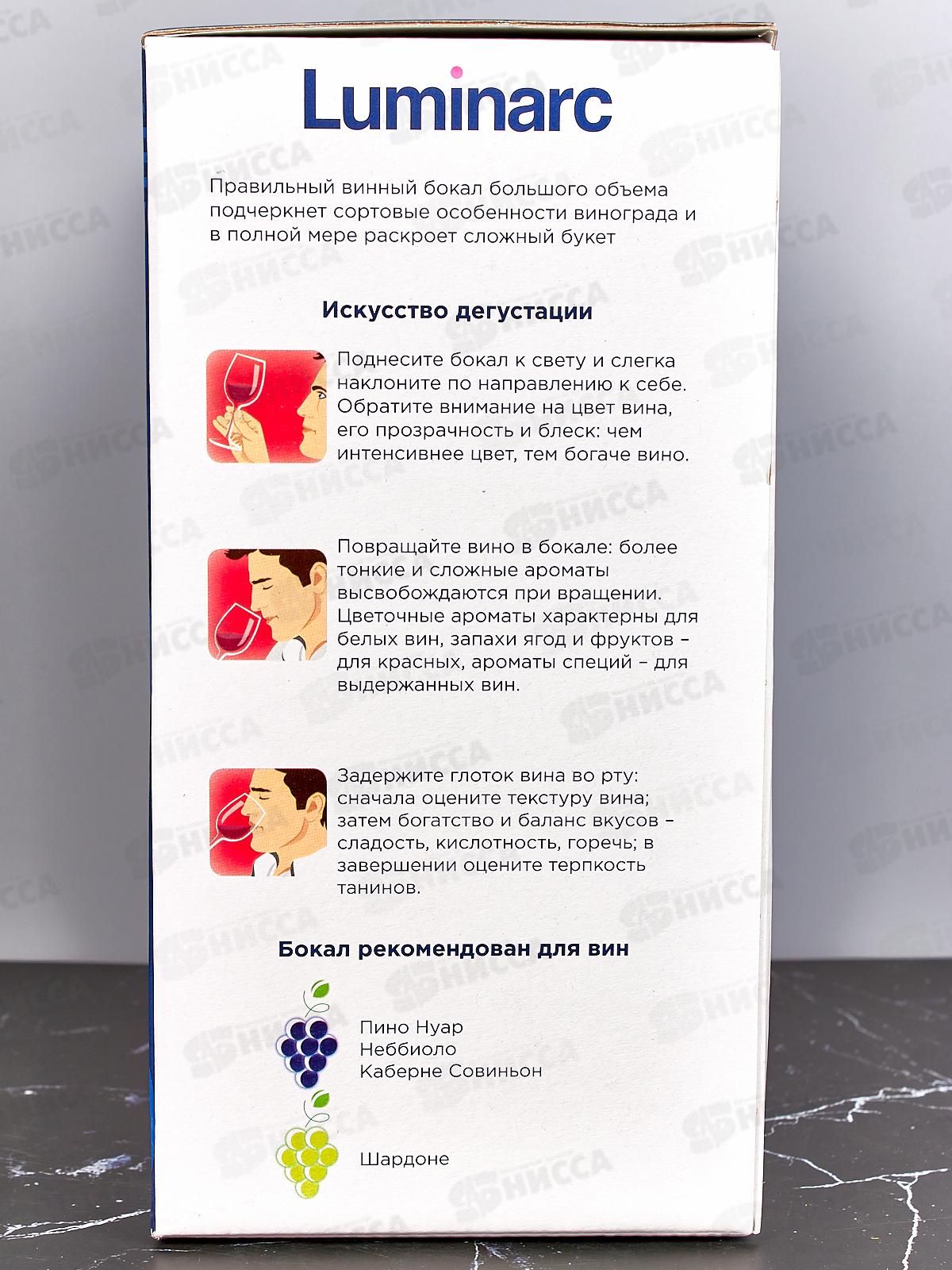 Набор бокалов для вина Магнум Баллон 650мл 2шт P5515