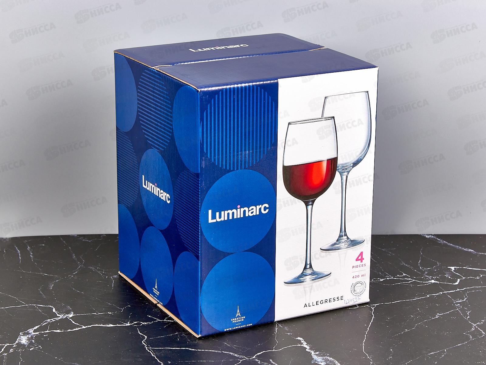 Набор бокалов для вина Аллегресс 4шт 420мл N8166