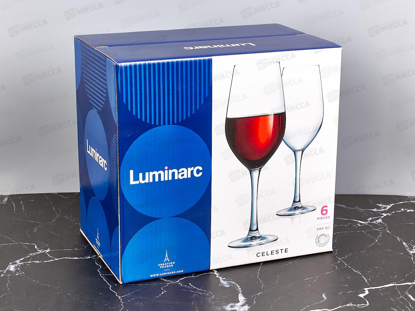 Набор бокалов для вина Селест 6шт 580мл L5833