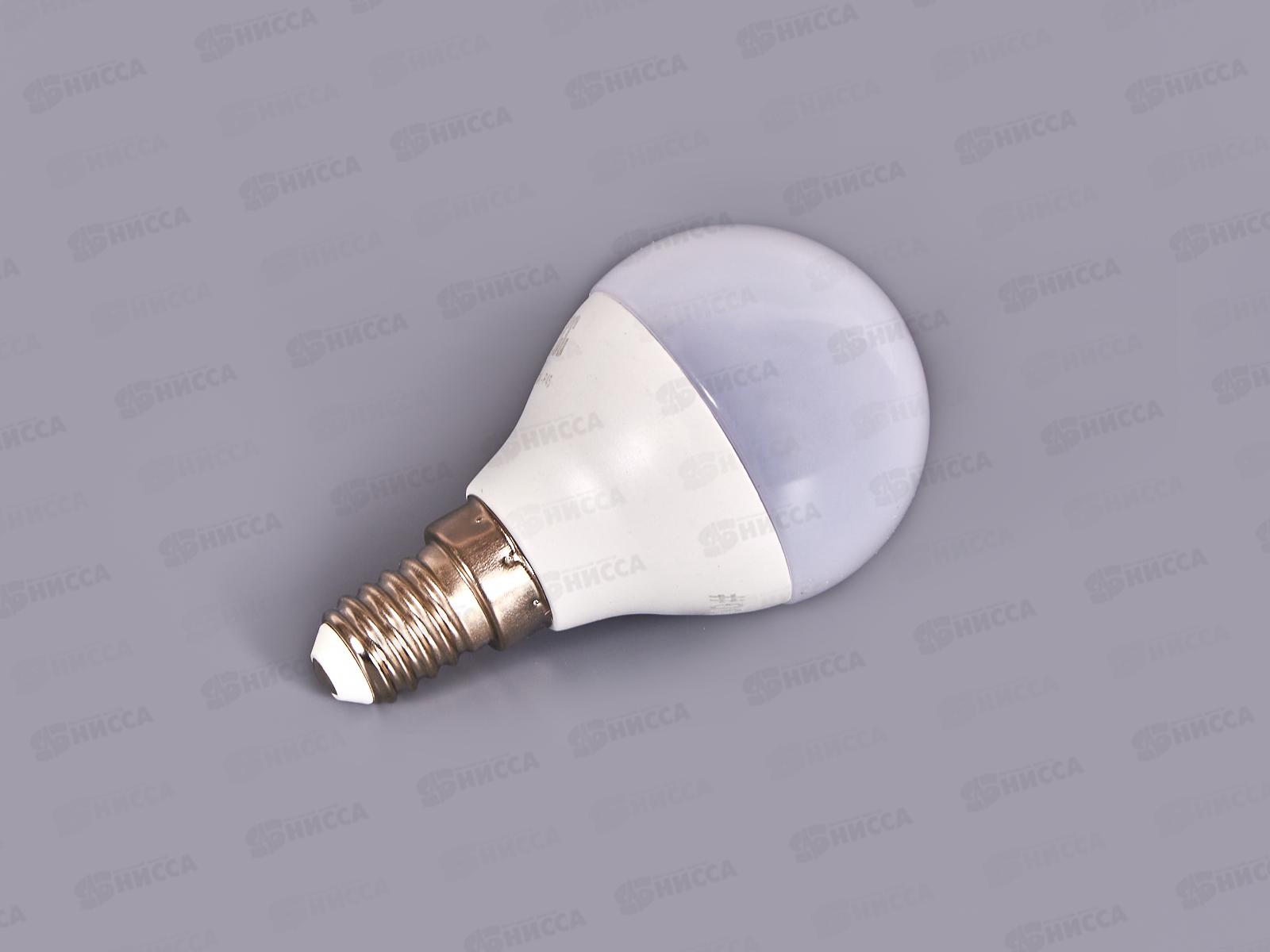 Лампа светодиодная Прогресс Standard 11Вт E14 P45 ШАР белый свет *10/100