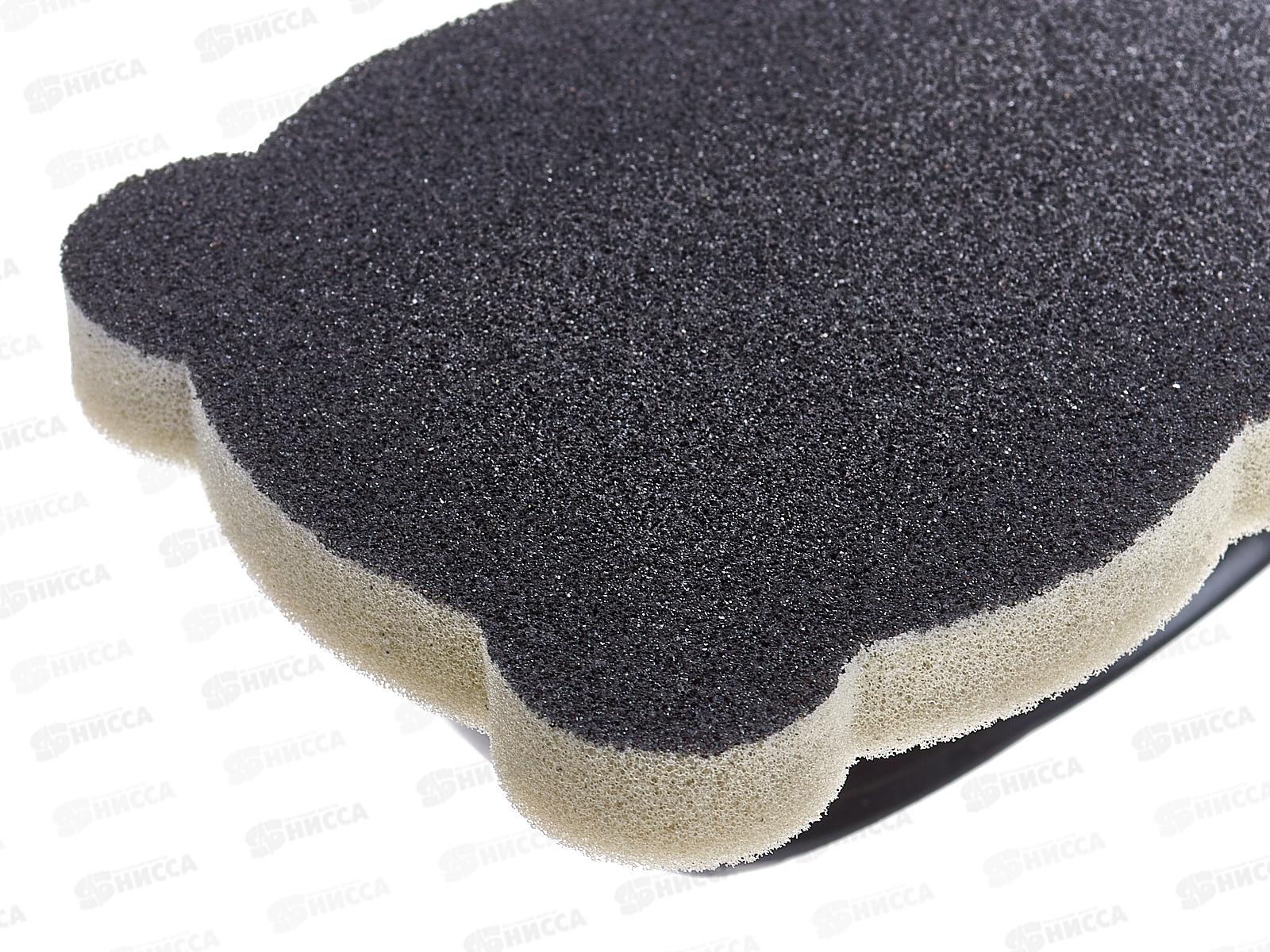 Губка для мытья кухни с ручкой Карборундовая VL58-103 *12