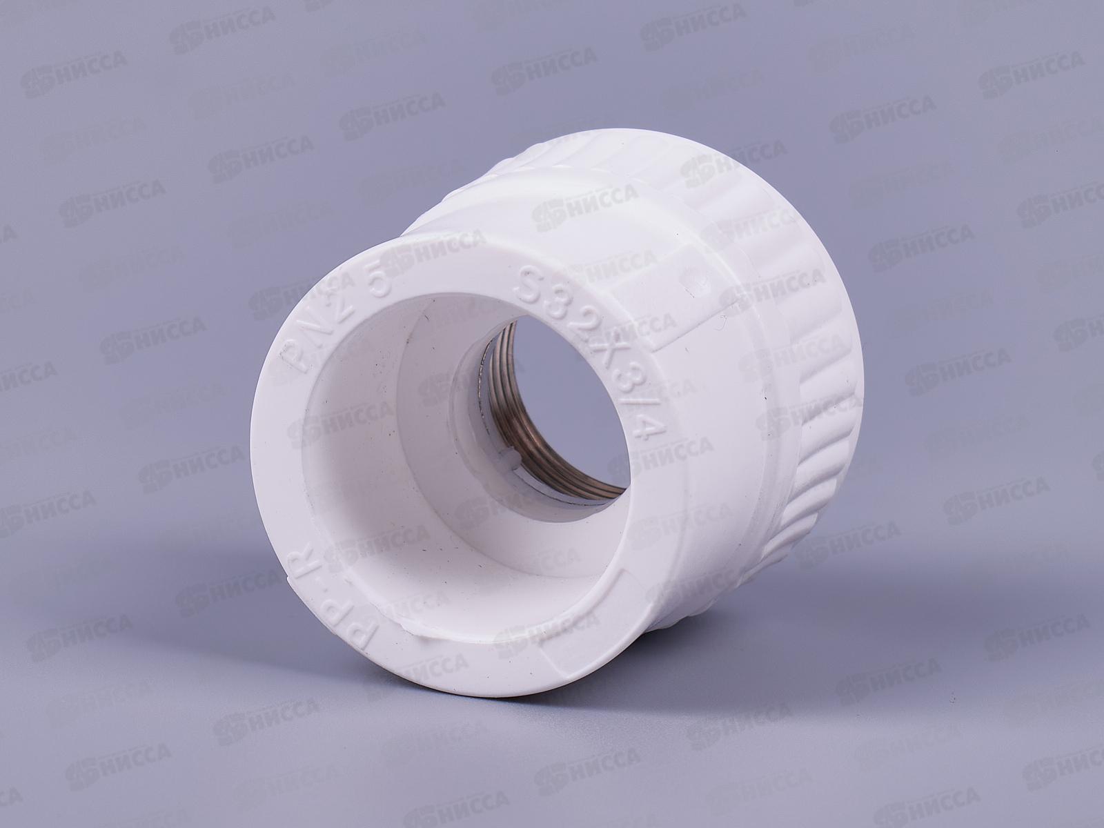 Муфта PP-R комбинированная внутренняя резьба DN32*3/4 Aqualink, 03576 *20/100